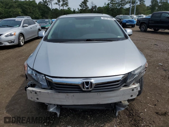 2012 Honda Civic EX with VIN 2HGFB2F84CH557055, listed as a Copart auction lot 55141985 with 174,379 mi miles and Salvage Title. Bid and sale history available at DreamBid. Image 5.