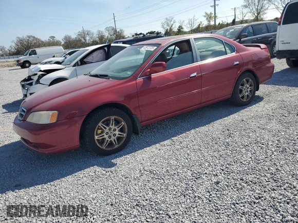 1999 Acura TL with VIN 19UUA565XXA024777, listed as a Copart auction lot 43972725 with 0 mi miles and Clean Title. Bid and sale history available at carsss.com. Image 1.