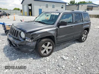 2017 Jeep Patriot High Altitude with VIN 1C4NJRFB7HD110449, listed as a Copart auction lot 62674615 with 117,397 mi miles and Salvage title. Bid and sale history available at DreamBid. Image 1.