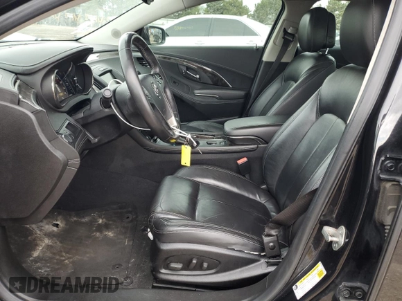2014 Buick LaCrosse Leather with VIN 1G4GB5G3XEF153765, listed as a Copart auction lot 54138055 with 138,543 mi miles and Salvage Title. Bid and sale history available at DreamBid. Image 7.