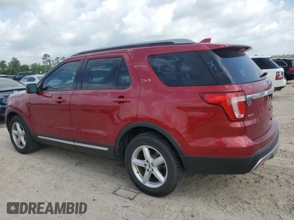 2017 Ford Explorer XLT с VIN 1FM5K7D81HGE37092, выставлен на аукционе Copart как лот 55135615 с пробегом 63 124 миль миль и Чистый • Clean title. История ставок и продаж доступна на DreamBid. Изображение 2.
