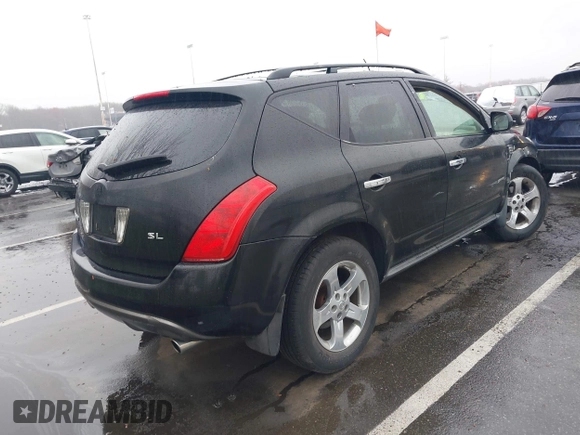 2004 Nissan Murano SL with VIN JN8AZ08TX4W228085, listed as a IAAI auction lot 41965036 with 180,547 mi miles and . Bid and sale history available at DreamBid. Image 4.