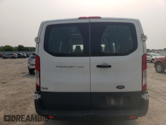 2015 Ford Transit Cargo with VIN 1FTNR1ZM6FKB03203, listed as a Copart auction lot 52717225 with 230,136 mi miles and Salvage title. Bid and sale history available at DreamBid. Image 6.