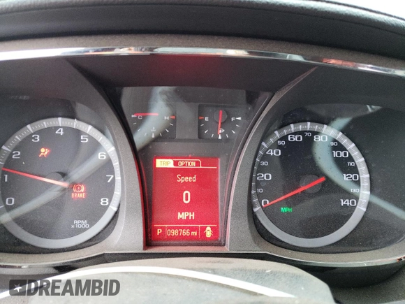 2016 GMC Terrain SLE with VIN 2GKFLTEK6G6335475, listed as a Copart auction lot 47988375 with 98,766 mi miles and Salvage Title. Bid and sale history available at DreamBid. Image 9.