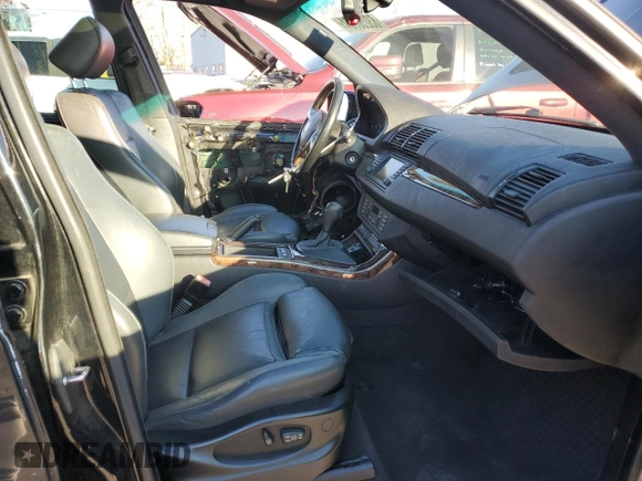 2002 BMW X5 3.0i with VIN 5UXFA53522LP40998, listed as a Copart auction lot 43245775 with 0 mi miles and Salvage Title. Bid and sale history available at carsss.com. Image 7.