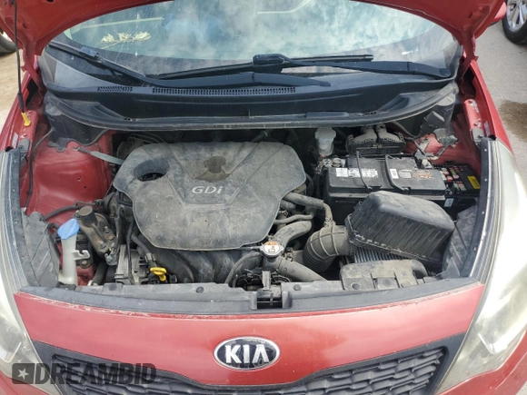 2013 Kia Rio LX with VIN KNADM4A30D6307304, listed as a Copart auction lot 66700254 with Not Provided miles and Salvage Title. Bid and sale history available at DreamBid. Image 11.