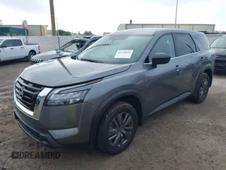 2024 Nissan Pathfinder S with VIN 5N1DR3AAXRC273423, listed as a IAAI auction lot 41210916 with 9,831 mi miles and . Bid and sale history available at DreamBid. Image 17.
