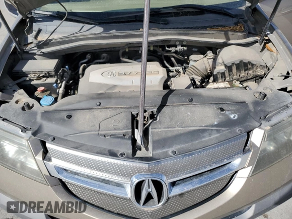2007 Acura MDX Technology with VIN 2HNYD28327H507662, listed as a Copart auction lot 46334205 with 152,613 mi miles and Salvage Title. Bid and sale history available at DreamBid. Image 12.
