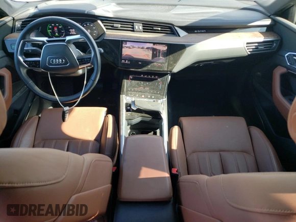 2019 Audi e-tron Prestige with VIN WA1VABGE9KB010799, listed as a Copart auction lot 56588223 with 14,998 mi miles. Bid and sale history available at carsss.com. Image 8.
