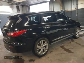 2013 Infiniti JX35 with VIN 5N1AL0MMXDC313050, listed as a IAAI auction lot 41695601 with 90,275 mi miles. Bid and sale history available at carsss.com. Image 4.