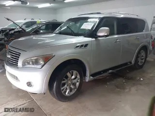 2011 Infiniti QX56 7-passenger with VIN JN8AZ2NF9B9500583, listed as a IAAI auction lot 41298295 with 162,611 mi miles. Bid and sale history available at carsss.com. Image 17.