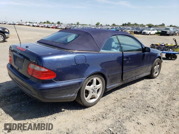 2000 Mercedes-Benz CLK 320/430 z VIN WDBLK70G9YT053107, wystawiony jako Copart lot #54883225 z przebiegiem 374 260 mil mil oraz Szkoda całkowita • Salvage title. Historia ofert i sprzedaży dostępna na DreamBid. Obrazek 3.