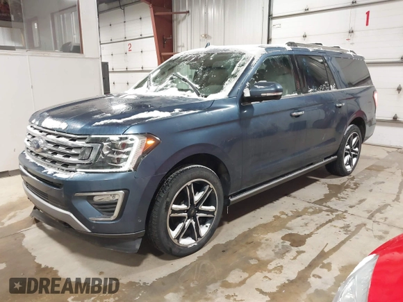 2019 Ford Expedition Max Limited with VIN 1FMJK2AT5KEA52552, listed as a IAAI auction lot 41489427 with 105,336 mi miles and . Bid and sale history available at DreamBid. Image 17.