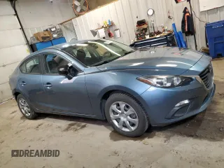 2015 Mazda 3 i SV with VIN JM1BM1T7XF1273445, listed as a Copart auction lot 50573685 with 81,701 mi miles and Salvage Title. Bid and sale history available at carsss.com. Image 4.