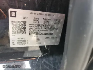 2018 Cadillac Escalade Premium Luxury with VIN 1GYS3CKJXJR198360, listed as a Copart auction lot 74225274 with 0 mi miles and Non Repairable. Bid and sale history available at carsss.com. Image 14.