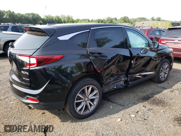 2020 Acura RDX w/Technology Pkg with VIN 5J8TC2H53LL041856, listed as a Copart auction lot 61730603 with 44,837 mi miles. Bid and sale history available at carsss.com. Image 3.