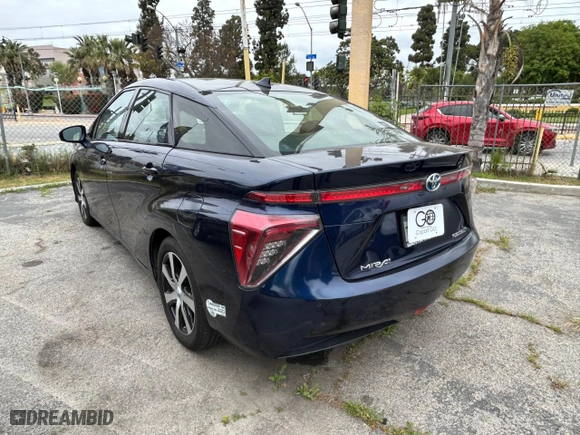 2017 Toyota Mirai with VIN JTDBVRBD8HA001207, listed as a Copart auction lot 53699745 with 87,008 mi miles and Clean Title. Bid and sale history available at carsss.com. Image 3.