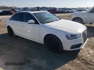 2016 Audi A4 Premium with VIN WAUAFAFL4GN016593, listed as a Copart auction lot 46086343 with 52,045 mi miles. Bid and sale history available at carsss.com. Image 4.