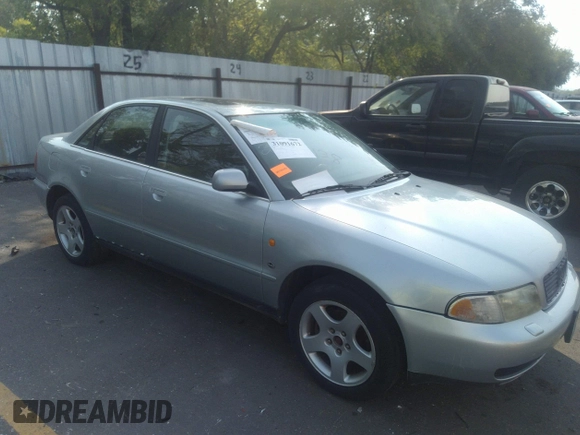 1998 Audi A4 с VIN WAUED68D6WA002176, выставлен на аукционе IAAI как лот 31091672 с пробегом 168 848 миль миль и . История ставок и продаж доступна на DreamBid. Изображение 1.