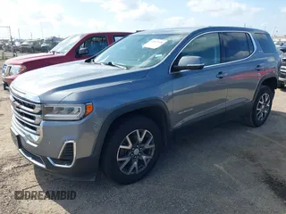 2020 GMC Acadia SLE z VIN 1GKKNKLA7LZ182875, wystawiony jako IAAI lot #42527918 z przebiegiem 54 264 mil mil oraz . Historia ofert i sprzedaży dostępna na DreamBid. Obrazek 2.