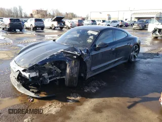 2021 Porsche Taycan with VIN WP0AA2Y19MSA17127, listed as a Copart auction lot 43795425 with 40,171 mi miles and Salvage Title. Bid and sale history available at DreamBid. Image 1.