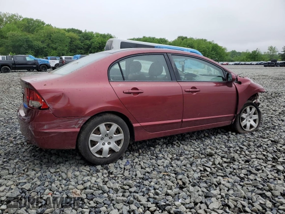 2009 Honda Civic LX z VIN 2HGFA16599H545009, wystawiony jako Copart lot #56104405 z przebiegiem Nie podano mil oraz Szkoda całkowita • Salvage title. Historia ofert i sprzedaży dostępna na DreamBid. Obrazek 3.