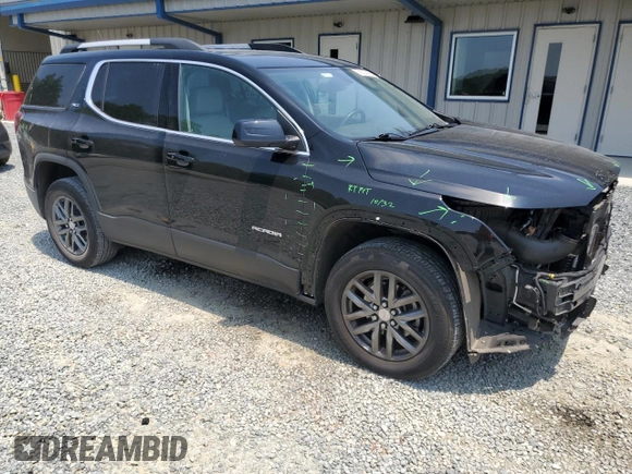 2017 GMC Acadia SLT with VIN 1GKKNMLS9HZ181657, listed as a Copart auction lot 59504455 with 93,260 mi miles and Salvage title. Bid and sale history available at DreamBid. Image 4.