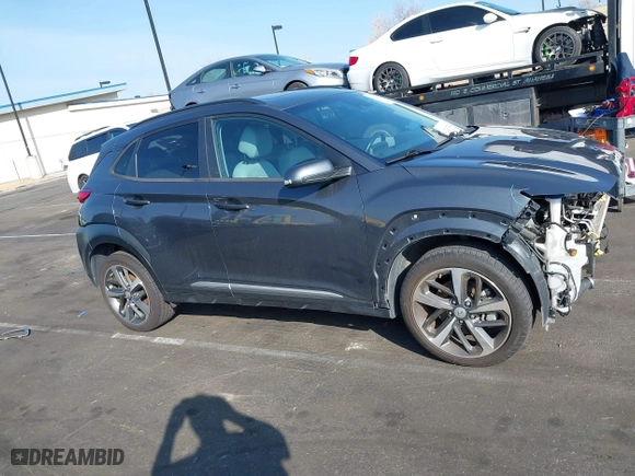 2021 Hyundai Kona Limited with VIN KM8K3CA58MU750686, listed as a IAAI auction lot 41591657 with 63,450 mi miles. Bid and sale history available at carsss.com. Image 14.