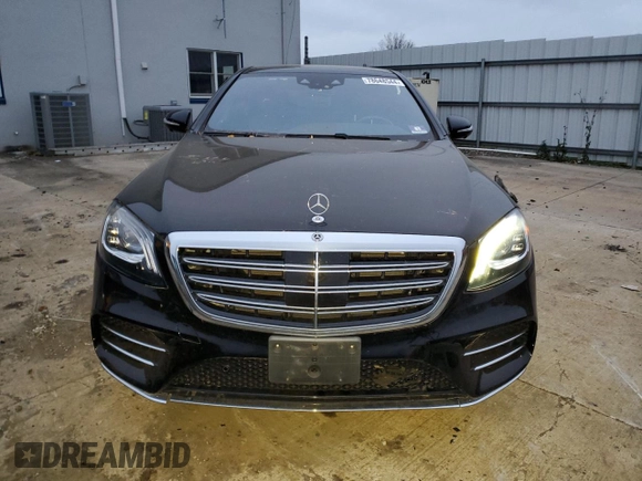 2019 Mercedes-Benz S 560 with VIN WDDUG8GB3KA432779, listed as a Copart auction lot 78648544 with 73,498 mi miles and Salvage Title. Bid and sale history available at DreamBid. Image 5.