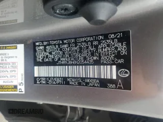 2022 Lexus UX 250h F Sport with VIN JTHR9JBH6N2054435, listed as a Copart auction lot 45687975 with 12,615 mi miles and Clean Title. Bid and sale history available at DreamBid. Image 12.