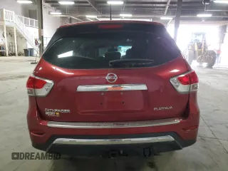 2015 Nissan Pathfinder Platinum with VIN 5N1AR2MN7FC670076, listed as a Copart auction lot 52498125 with 101,993 mi miles and Salvage title. Bid and sale history available at DreamBid. Image 6.