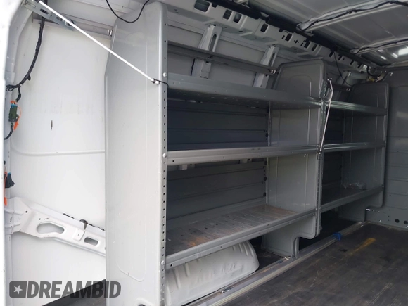 2018 Chevrolet Express Cargo with VIN 1GCWGAFP0J1342902, listed as a IAAI auction lot 42568676 with 98,489 mi miles and . Bid and sale history available at DreamBid. Image 19.