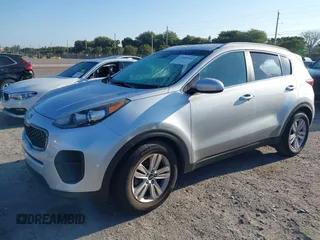 2017 Kia Sportage LX with VIN KNDPM3AC5H7074451, listed as a IAAI auction lot 41889640 with 111,314 mi miles. Bid and sale history available at carsss.com. Image 2.