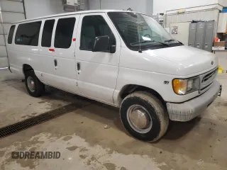 1999 Ford Econoline Passenger XL with VIN 1FBSS31L6XHA03014, listed as a Copart auction lot 88912295 with 107,472 mi miles and Salvage title. Bid and sale history available at DreamBid. Image 4.