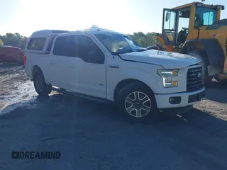 2015 Ford F-150 XLT with VIN 1FTEW1EG8FFA15836, listed as a IAAI auction lot 41609456 with 1 mi miles. Bid and sale history available at carsss.com. Image 1.