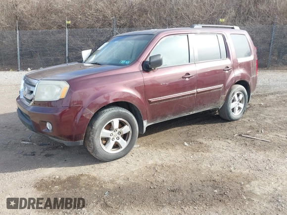 2009 Honda Pilot EX-L with VIN 5FNYF48689B022215, listed as a IAAI auction lot 41817432 with Not Provided miles and . Bid and sale history available at carsss.com. Image 2.