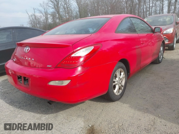 2007 Toyota Solara SE with VIN 4T1CE30P57U756984, listed as a IAAI auction lot 41850323 with 185,241 mi miles and . Bid and sale history available at carsss.com. Image 4.