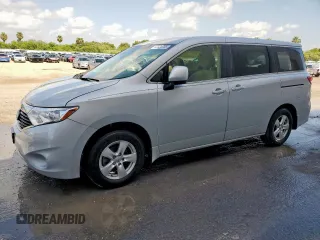 2015 Nissan Quest SV with VIN JN8AE2KP3F9124073, listed as a Copart auction lot 62024705 with 162,443 mi miles and Clean title. Bid and sale history available at DreamBid. Image 1.