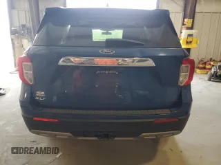 2022 Ford Explorer XLT with VIN 1FMSK7DHXNGC09512, listed as a Copart auction lot 53540175 with 32,614 mi miles and Salvage title. Bid and sale history available at DreamBid. Image 6.