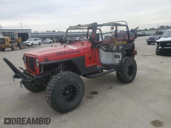 1997 Jeep Wrangler Sport with VIN 1J4FY19S8VP529153, listed as a Copart auction lot 45720935 with 0 mi miles and Salvage Title. Bid and sale history available at carsss.com. Image 1.