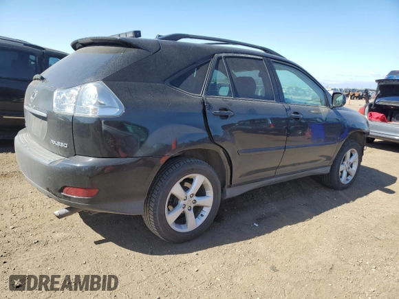2004 Lexus RX 330 with VIN 2T2HA31U24C002181, listed as a Copart auction lot 54564905 with 189,748 mi miles and Salvage Title. Bid and sale history available at DreamBid. Image 3.
