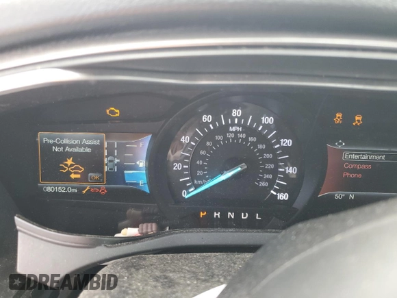 2020 Ford Fusion SE with VIN 3FA6P0HD9LR185169, listed as a Copart auction lot 56412425 with 80,152 mi miles and Salvage title. Bid and sale history available at DreamBid. Image 9.