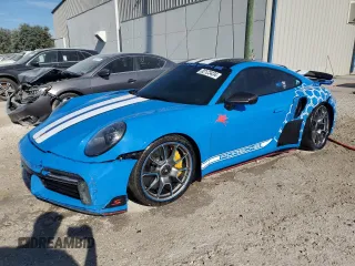 2022 Porsche 911 Turbo S z VIN WP0AD2A97NS255158, wystawiony jako Copart lot #82123434 z przebiegiem 3 347 mil mil oraz Szkoda całkowita • Salvage title. Historia ofert i sprzedaży dostępna na DreamBid. Obrazek 1.