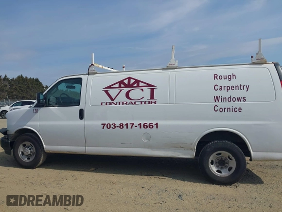 2017 Chevrolet Express Cargo Van with VIN 1GCZGHFG5H1349912, listed as a IAAI auction lot 41638800 with 126,262 mi miles. Bid and sale history available at carsss.com. Image 14.