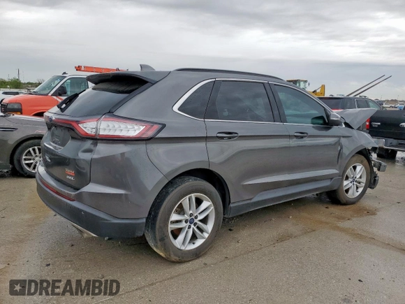 2016 Ford Edge SEL with VIN 2FMPK3J8XGBB18446, listed as a Copart auction lot 51058645 with 0 mi miles and Salvage Title. Bid and sale history available at carsss.com. Image 3.