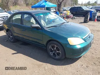 2002 Honda Civic LX with VIN 1HGES16552L011961, listed as a IAAI auction lot 42107230 with 172,787 mi miles and . Bid and sale history available at carsss.com. Image 1.