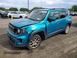 2021 Jeep Renegade Latitude with VIN ZACNJDBB7MPM43901, listed as a Copart auction lot 56366625 with 81,171 mi miles and Clean Title. Bid and sale history available at DreamBid. Image 1.