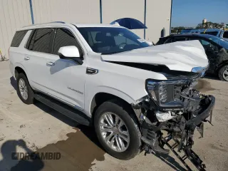 2022 GMC Yukon SLT with VIN 1GKS2BKT7NR191588, listed as a Copart auction lot 85650494 with 0 mi miles and Non Repairable. Bid and sale history available at carsss.com. Image 4.