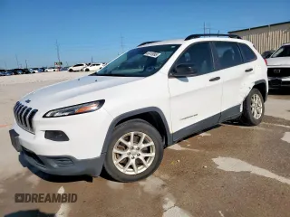 2016 Jeep Cherokee Altitude with VIN 1C4PJLAB2GW127112, listed as a Copart auction lot 52410095 with 41,293 mi miles and Salvage Title. Bid and sale history available at carsss.com. Image 1.