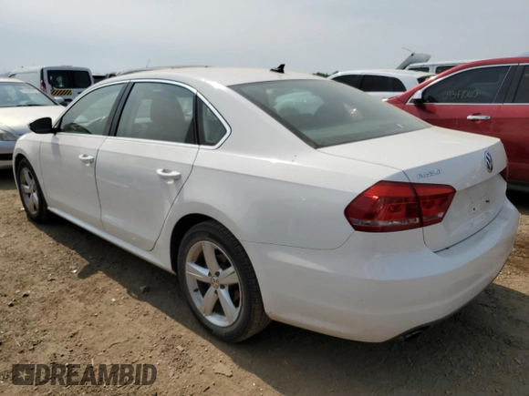 2012 Volkswagen Passat SE with VIN 1VWBP7A32CC012012, listed as a Copart auction lot 58757365 with 83,142 mi miles and Salvage title. Bid and sale history available at DreamBid. Image 2.